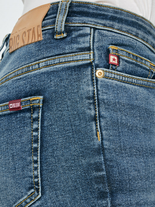 Mid rise skinny džínsy ADELA CROPPED 296